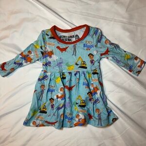 Blippi & Meekah Themed Newborn Bamboo Dress
